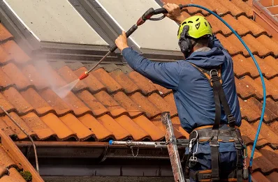 Démoussage et hydrofuge de toiture à Louvres